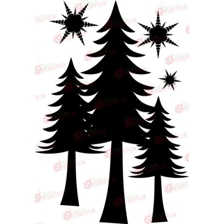 Csillagos éjszaka - Falmatrica / Faltetoválás