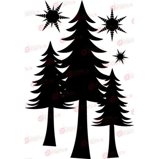 Csillagos éjszaka - Falmatrica / Faltetoválás