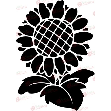 Életerős napraforgó - Falmatrica / Faltetoválás