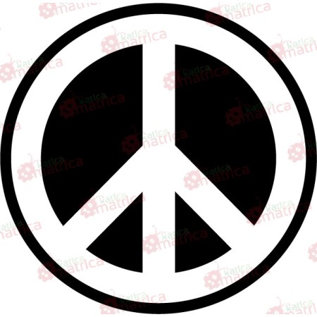 Béke jel - Falmatrica / Faltetoválás -