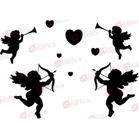Kupidó támad - Falmatrica / Faltetoválás