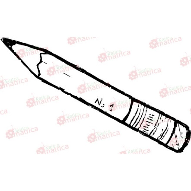 Színes ceruzák - Falmatrica / Faltetoválás