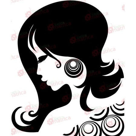 Nőkép - Falmatrica / Faltetoválás