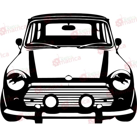 Mini autó - Falmatrica / Faltetoválás