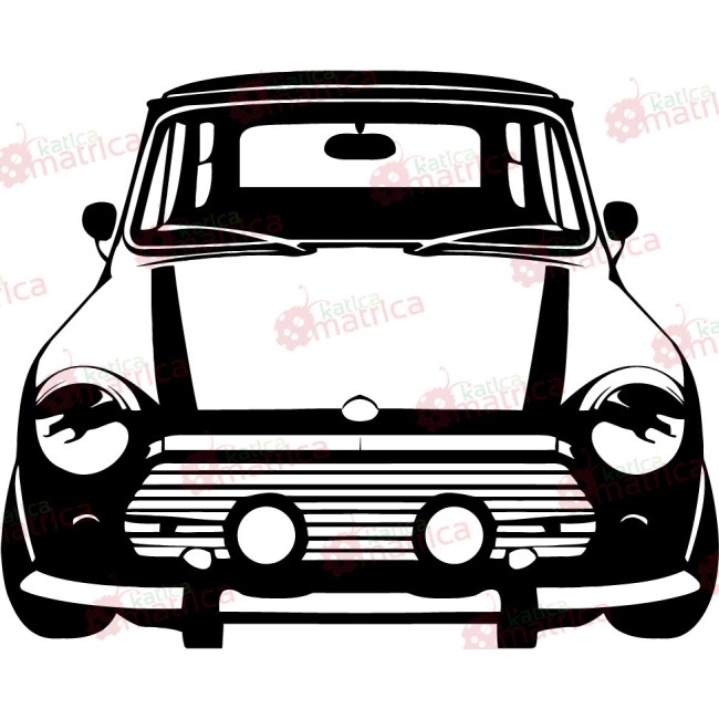 Mini autó - Falmatrica / Faltetoválás