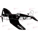 II. Világháborús vadászrepülő - Falmatrica / Faltetoválás