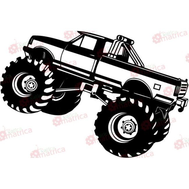 Monster Truck - Falmatrica / Faltetoválás