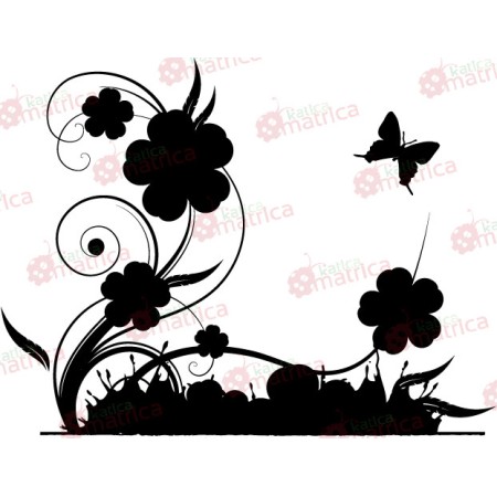 Modern természeti kép - Falmatrica / Faltetoválás