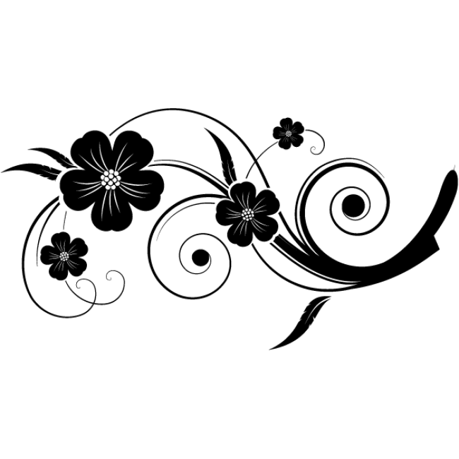 Boldogságvirág - Falmatrica / Faltetoválás -