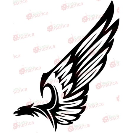 Tribál sas - Falmatrica / Faltetoválás