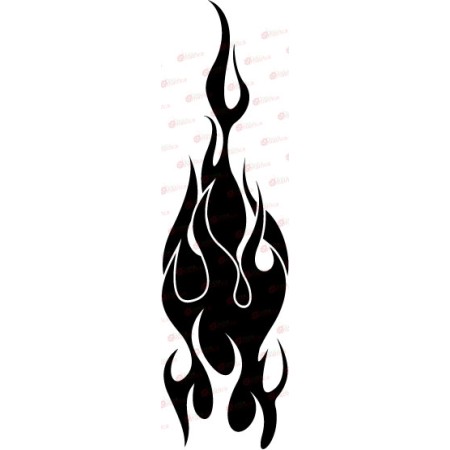 Tűz - Falmatrica / Faltetoválás