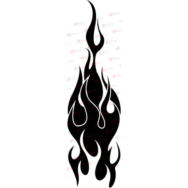 Tűz - Falmatrica / Faltetoválás