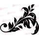 Dekoratív levél - Falmatrica / Faltetoválás
