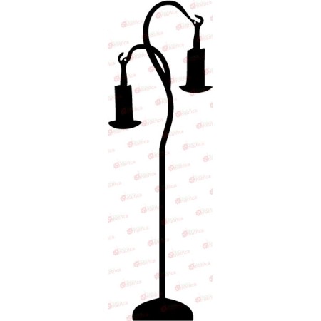 Stílusos lámpa - Falmatrica / Faltetoválás