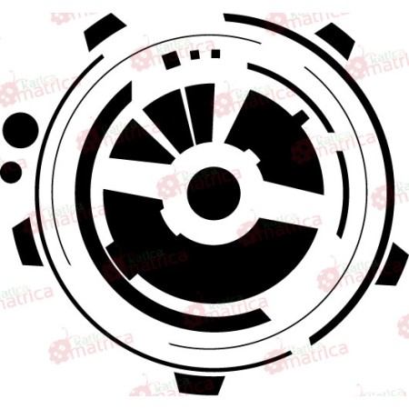 Nonfiguratív minta - Falmatrica / Faltetoválás -