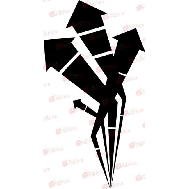 Tűzijáték - Falmatrica / Faltetoválás