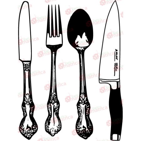 Előkelő étkészlet - Falmatrica / Faltetoválás -