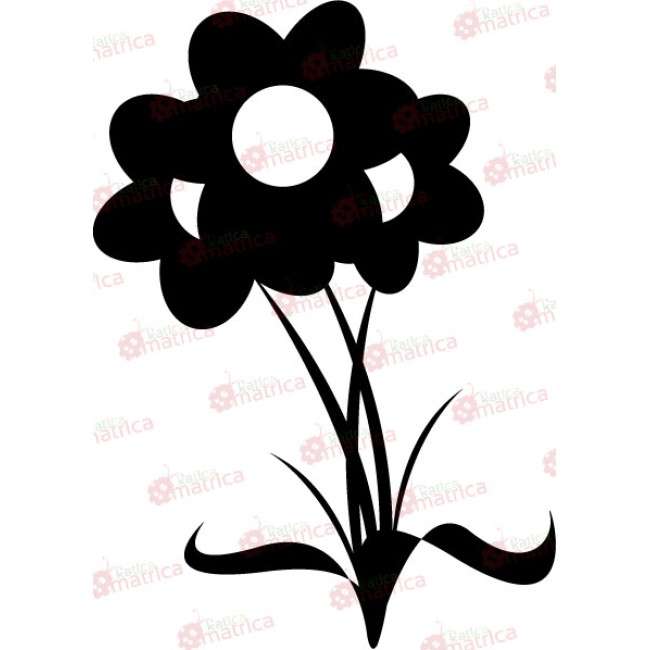 Virágos kompozíció - Falmatrica / Faltetoválás