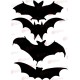 Denevérek (csomag) - Falmatrica / Faltetoválás