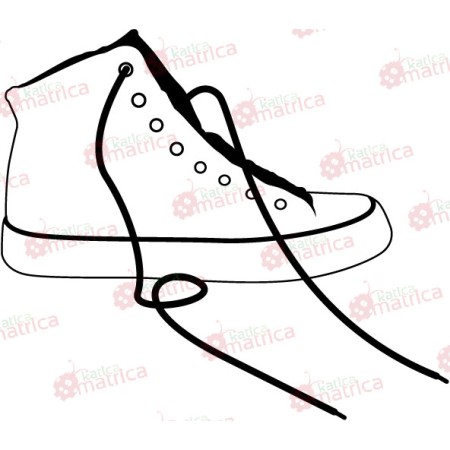 Teniszcipő - Falmatrica / Faltetoválás