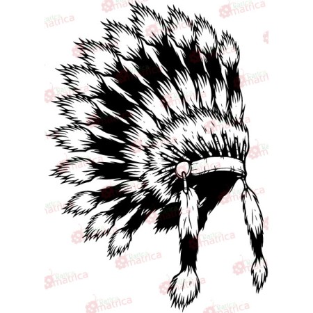 Indián tollas fejdísz - Falmatrica / Faltetoválás -