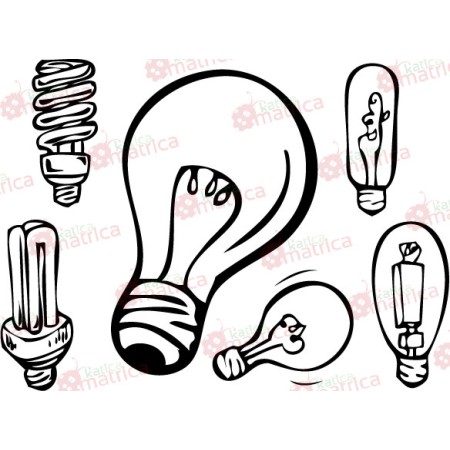 Égők és világosság - Falmatrica / Faltetoválás