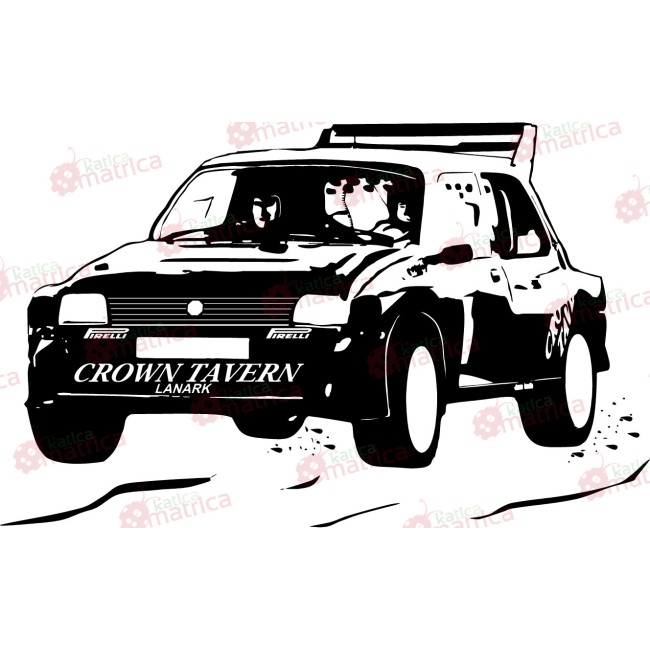 Raliautó - Falmatrica / Faltetoválás