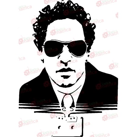 Lenny Kravitz portré - Falmatrica / Faltetoválás