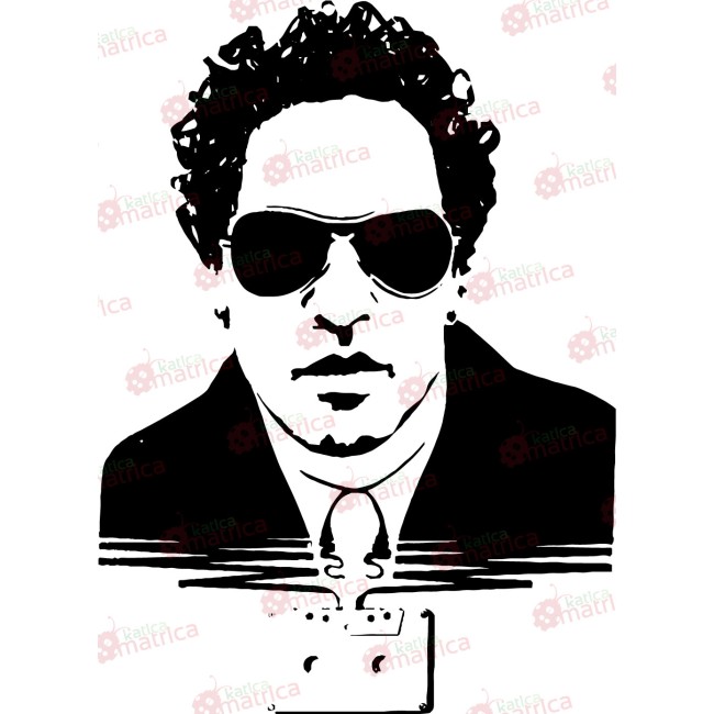 Lenny Kravitz portré - Falmatrica / Faltetoválás