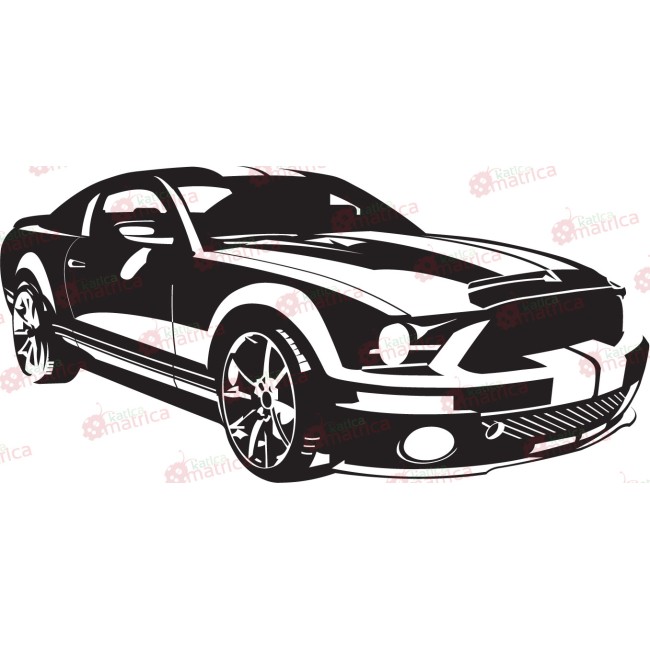 Ford Mustang - Falmatrica / Faltetoválás