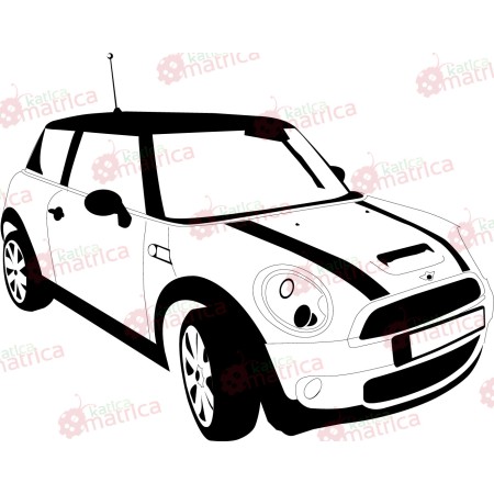 Mini Cooper - Falmatrica / Faltetoválás