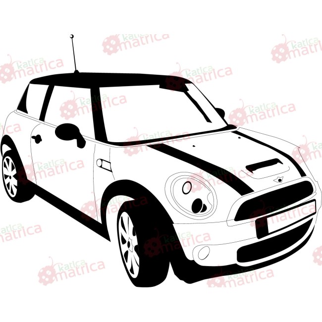 Mini Cooper - Falmatrica / Faltetoválás