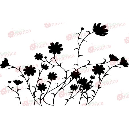 Csodás virágok - Falmatrica / Faltetoválás