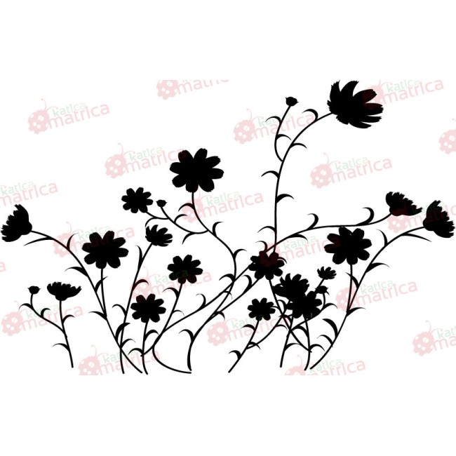 Csodás virágok - Falmatrica / Faltetoválás