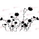 Csodás virágok - Falmatrica / Faltetoválás