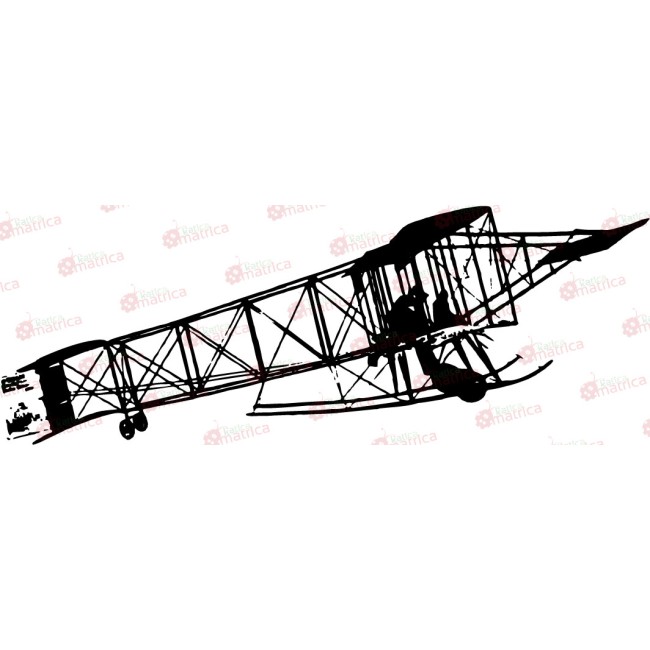 Repülőgép - Falmatrica / Faltetoválás