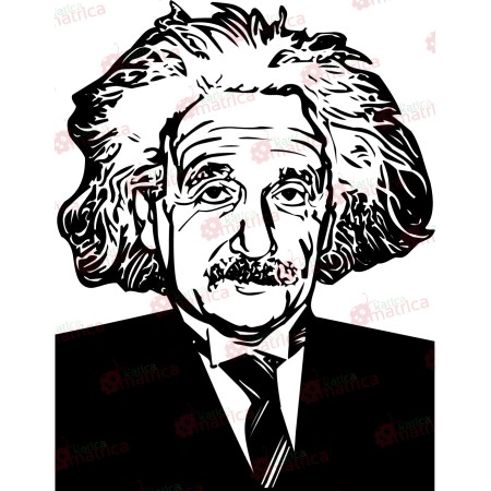 Albert Einstein - Falmatrica / Faltetoválás