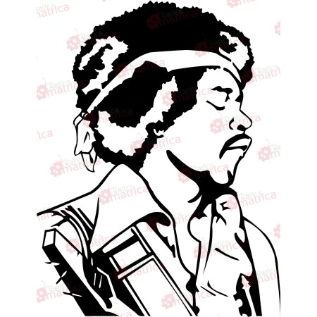 Jimi Hendrix - Falmatrica / Faltetoválás