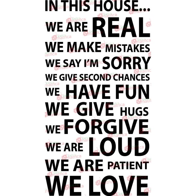 In This House 2 - Falmatrica / Faltetoválás -