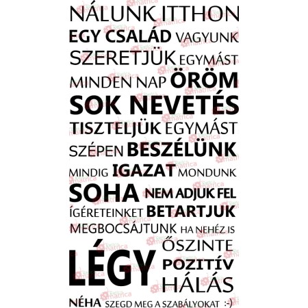 Nálunk itthon - Falmatrica / Faltetoválás