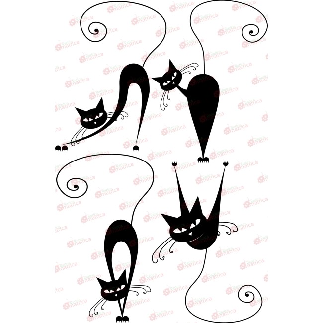 Cicák a házban (csomag) - Falmatrica / Faltetoválás