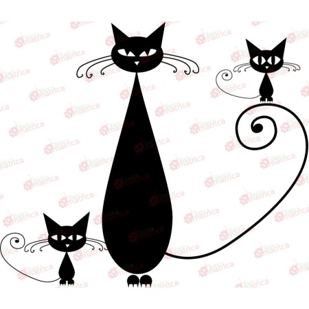 Macska família - Falmatrica / Faltetoválás