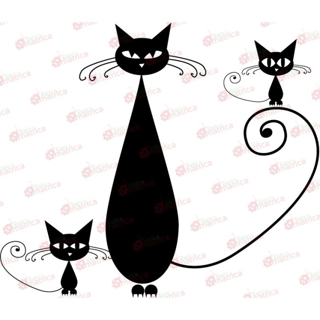 Macska família - Falmatrica / Faltetoválás