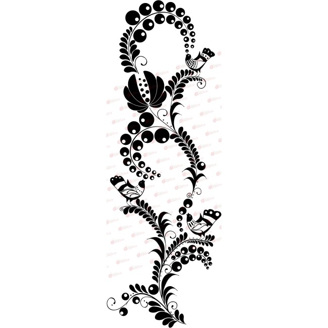 Magyar motívum - Falmatrica / Faltetoválás