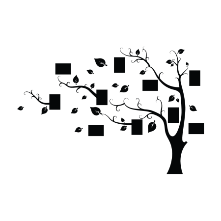 Emlékeink fája - Falmatrica / Faltetoválás -