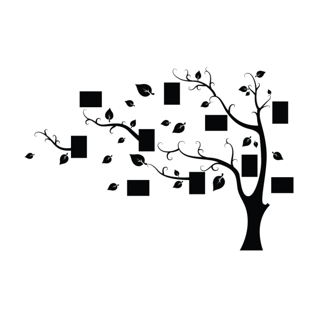 Emlékeink fája - Falmatrica / Faltetoválás -