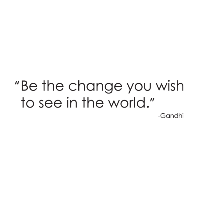 Be the change - Falmatrica / Faltetoválás