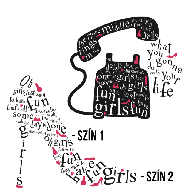 Girls just wanna have fun! - Multicolor - Falmatrica / Faltetoválás