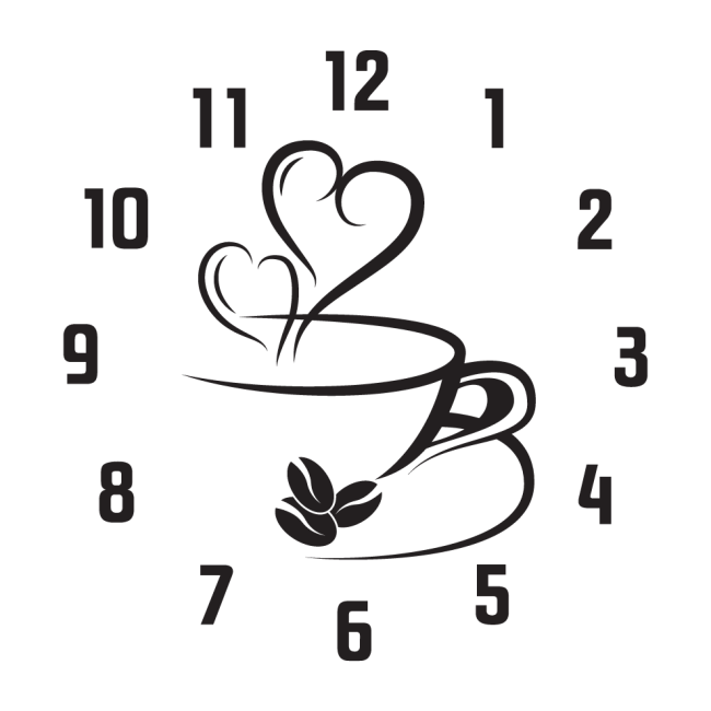 Kávézzunk! + falióra