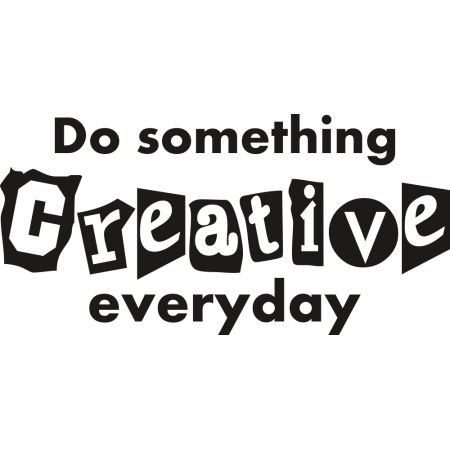 Do something creative - Falmatrica / Faltetoválás